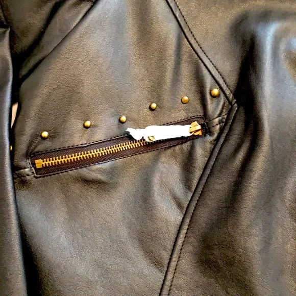 Brand new faux leather jacket - Picture 7 of 9